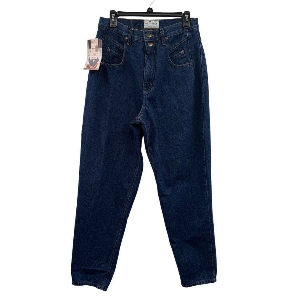 Vintage 100% cotton Westport womens high Waist Mom jeans size 13/14 NEW NWT